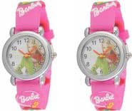 Pink Brabie Childen Watch Combo Pack Of- 2 Watch - For Boys & Girls