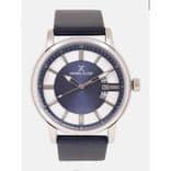 Men Blue & Silver-Toned Analogue Watch DK11836