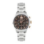 Men Charcoal Grey Chronograph Dial Watch SPC151P1