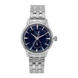 Men Blue & Silver-Toned Analogue Watch