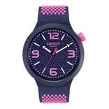 Unisex Navy Blue Swiss Made Analogue Watch SO27N103