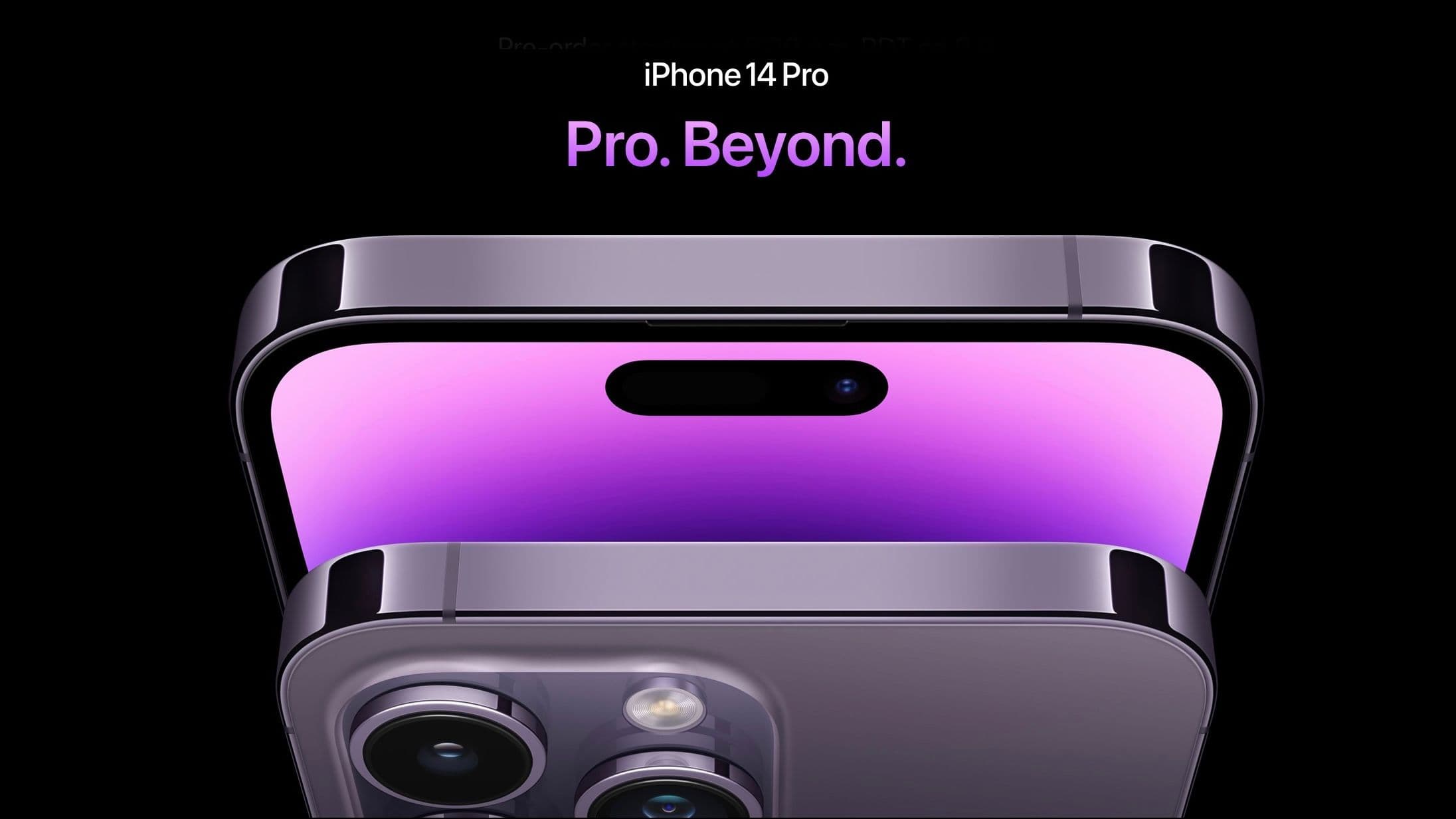 Apple iPhone 14 Pro and Pro Max: Beyond Pro Apple iPhone 14 Pro and Pro Max: Beyond Pro