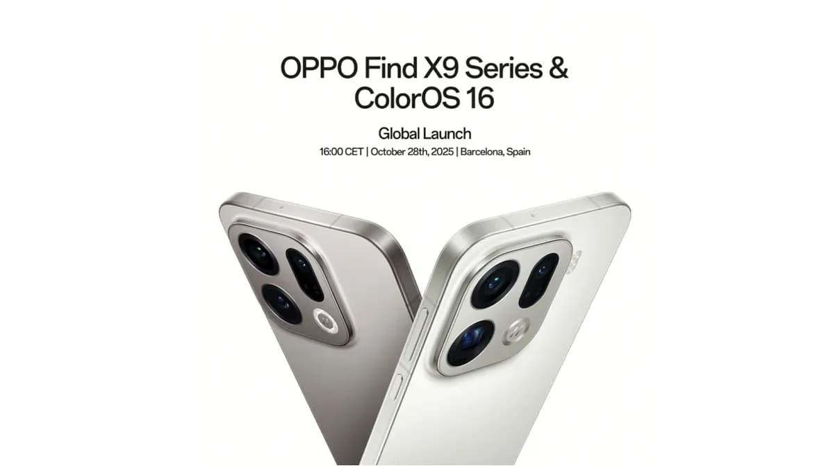 Oppo Find X9 Series Global Launch Today: Check This Out! Oppo Find X9 Series Global Launch Today: Check This Out!