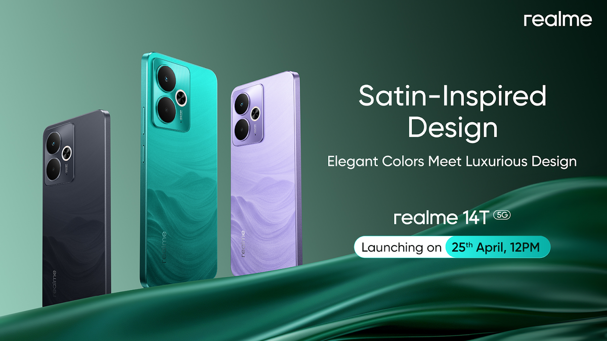 Realme 14T 5G Set to Launch in India on April 25