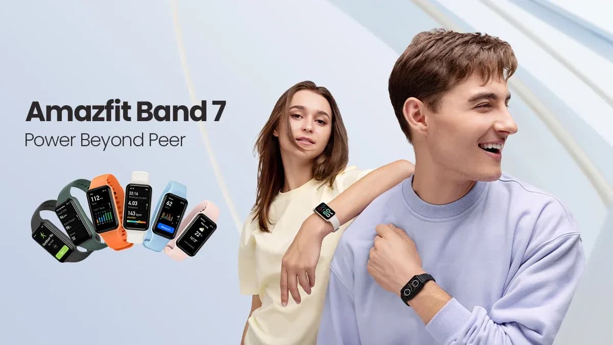 Amazfit Band 7 to be launched with 18 days battery life Amazfit Band 7 to be launched with 18 days battery life