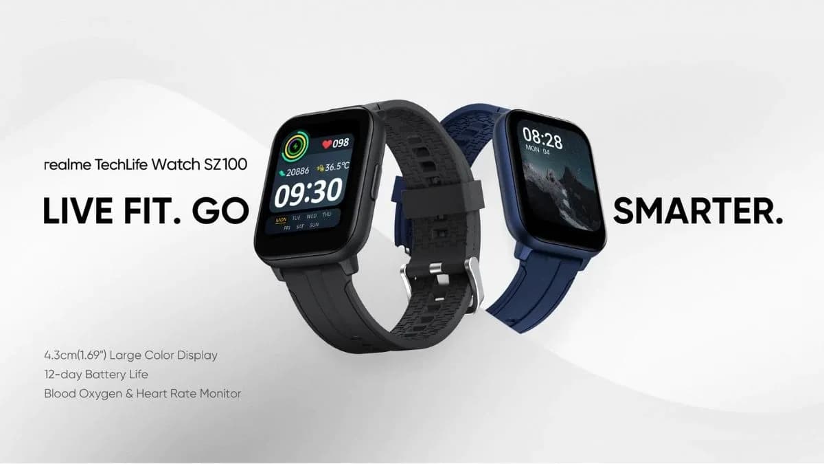 Realme TechLife Watch SZ100 launched: smart watch at affordable price Realme TechLife Watch SZ100 launched: smart watch at affordable price