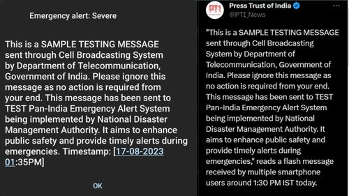 Government's Emergency Alert Text Stay Informed, Stay Calm