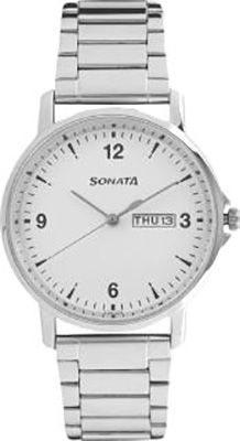 Sonata 77083SM01 Gents Essentials Analog Watch - For Men Sonata 77083SM01 Gents Essentials Analog Watch - For Men