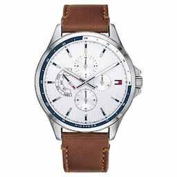 Tommy Hilfiger Men White Multifunction Analogue Watch TH1791614 Tommy Hilfiger Men White Multifunction Analogue Watch TH1791614