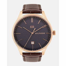 Tommy Hilfiger Men Navy Blue Textured Analogue Watch TH1791493W Tommy Hilfiger Men Navy Blue Textured Analogue Watch TH1791493W