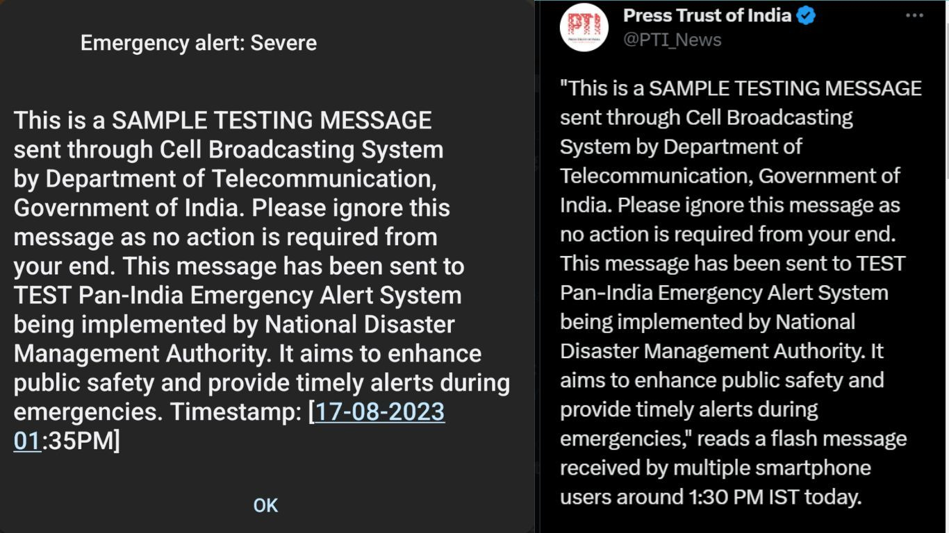 Government's Emergency Alert Text: Stay Informed, Stay Calm"