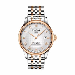 Tissot Men Silver-Toned Le Locle Powermatic 80 Swiss Automatic Analogue Watch T0064072203300 Tissot Men Silver-Toned Le Locle Powermatic 80 Swiss Automatic Analogue Watch T0064072203300