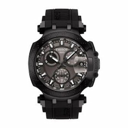 Tissot Men Gunmetal-Toned T-Race Swiss Chronograph Watch T1154173706103 Tissot Men Gunmetal-Toned T-Race Swiss Chronograph Watch T1154173706103