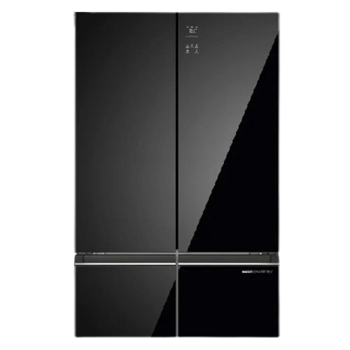 Haier Haier HRB-600KGU1 520 Litres Black Glass 4 Door Side by Side Wi-Fi Refrigerator