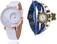 Mxre White-Blue-71 Watch - For Women