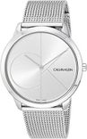 Calvin Klein Minimal Men Silver-Toned Analogue Watch K3M2112Z