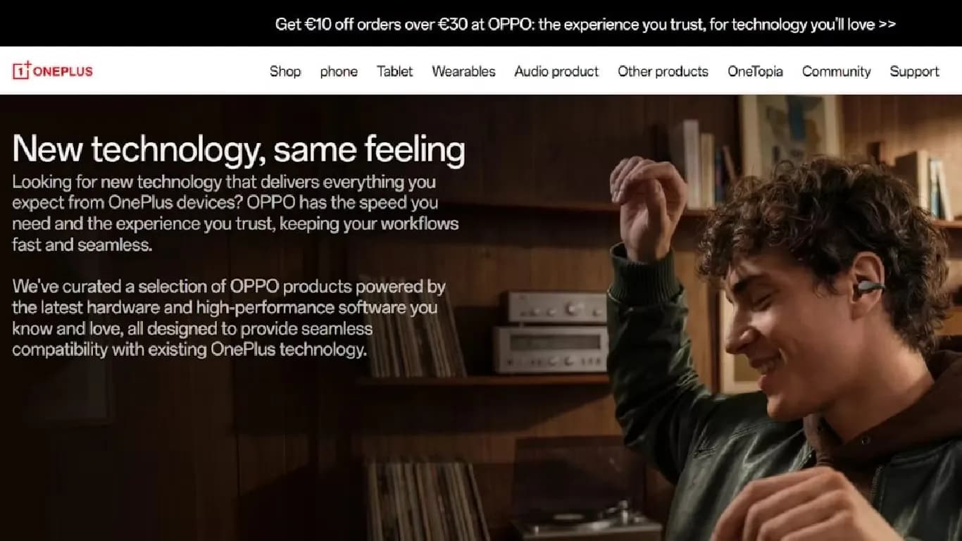 OnePlus Germany Website Now Promotes Oppo Devices and Accessories OnePlus Germany Website Now Promotes Oppo Devices and Accessories