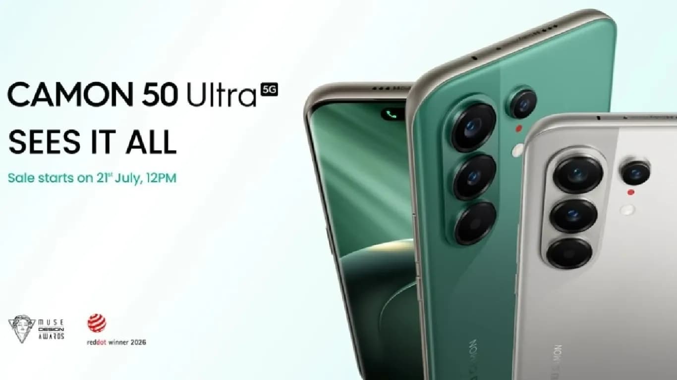 Tecno Camon 50 Ultra Launched in India With 50MP Cameras and 6,500mAh Battery Tecno Camon 50 Ultra Launched in India With 50MP Cameras and 6,500mAh Battery