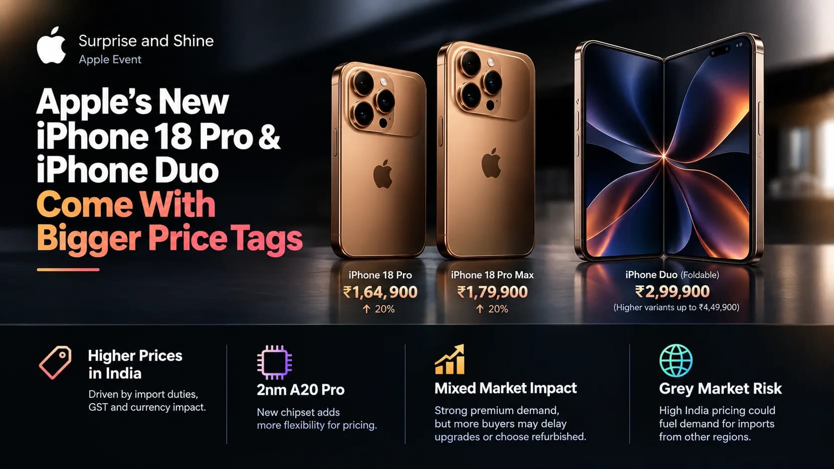 Apple iPhone 18 Pro and Duo Launch in India: Price Hikes, Market Impact, and Consumer Trends Apple iPhone 18 Pro and Duo Launch in India: Price Hikes, Market Impact, and Consumer Trends