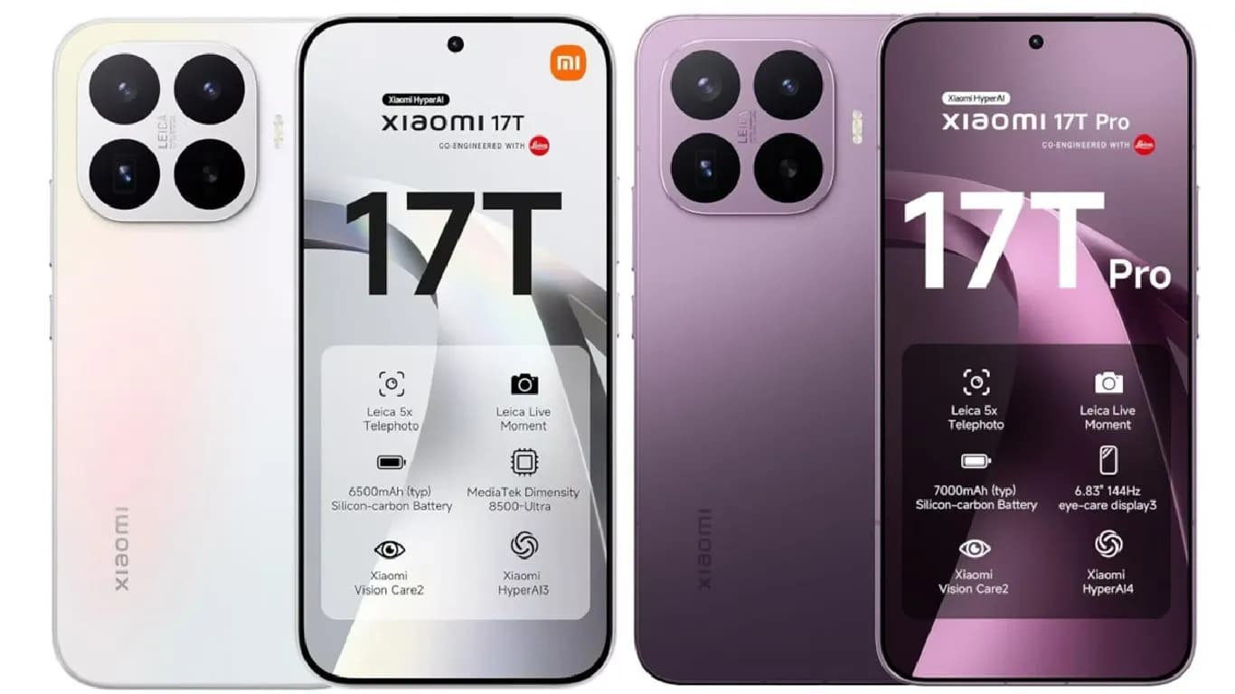 Xiaomi 17T and 17T Pro Launch in Europe With Camera and Battery Upgrades Xiaomi 17T and 17T Pro Launch in Europe With Camera and Battery Upgrades