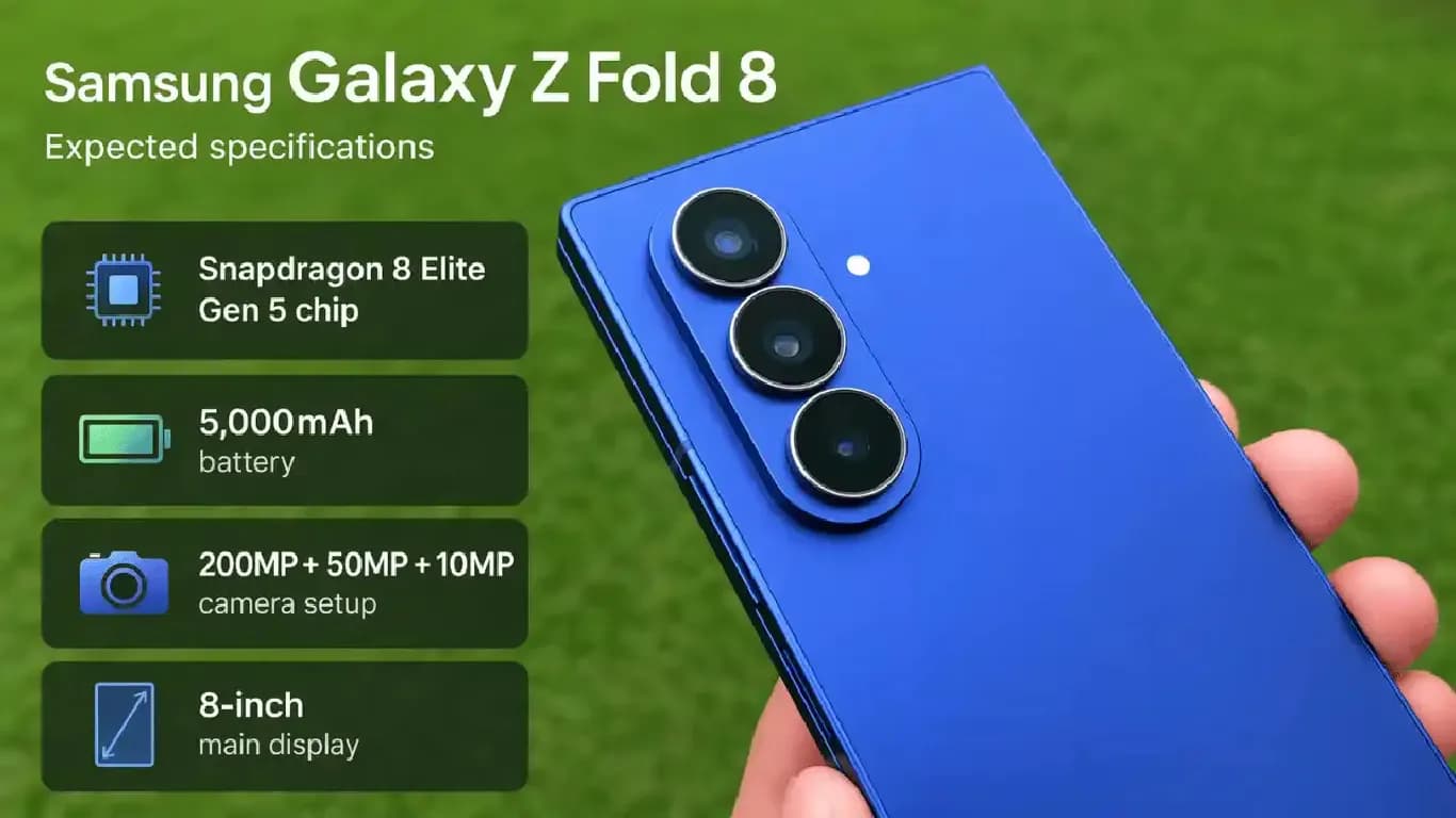 Samsung Galaxy Z Fold 8 Expected Launch, Features, and Price Details Revealed Samsung Galaxy Z Fold 8 Expected Launch, Features, and Price Details Revealed