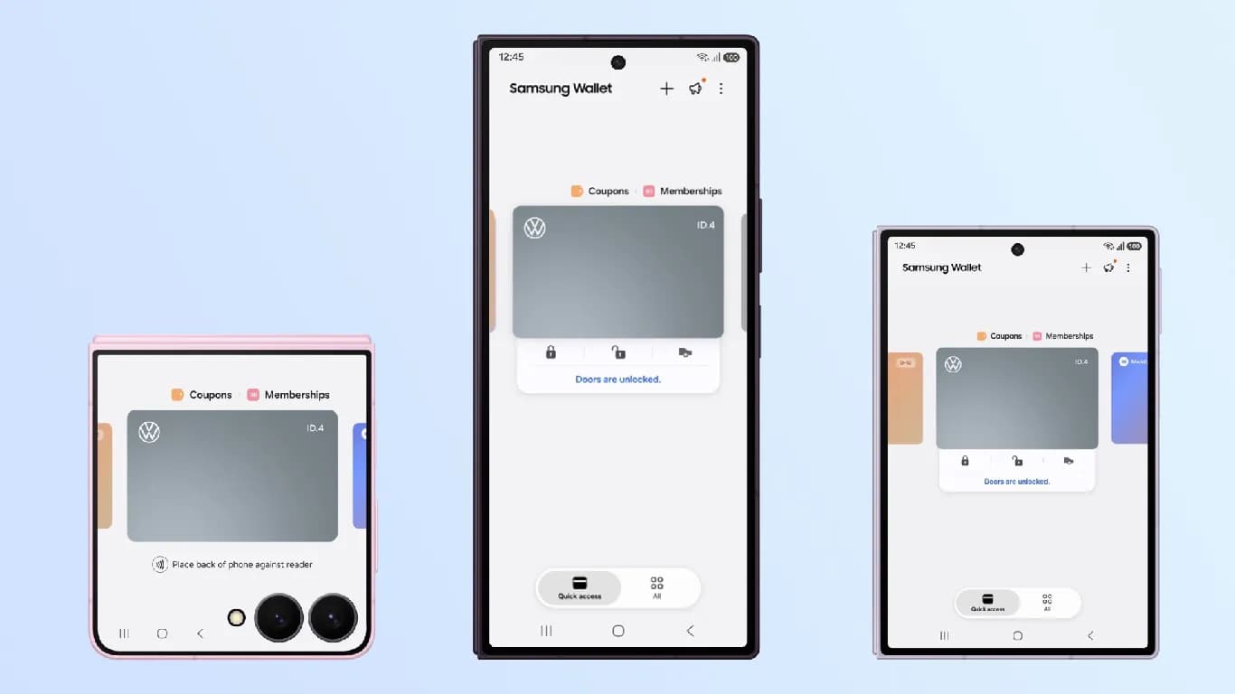 Samsung Wallet Adds Digital Key Support for Volkswagen EVs in Europe Samsung Wallet Adds Digital Key Support for Volkswagen EVs in Europe