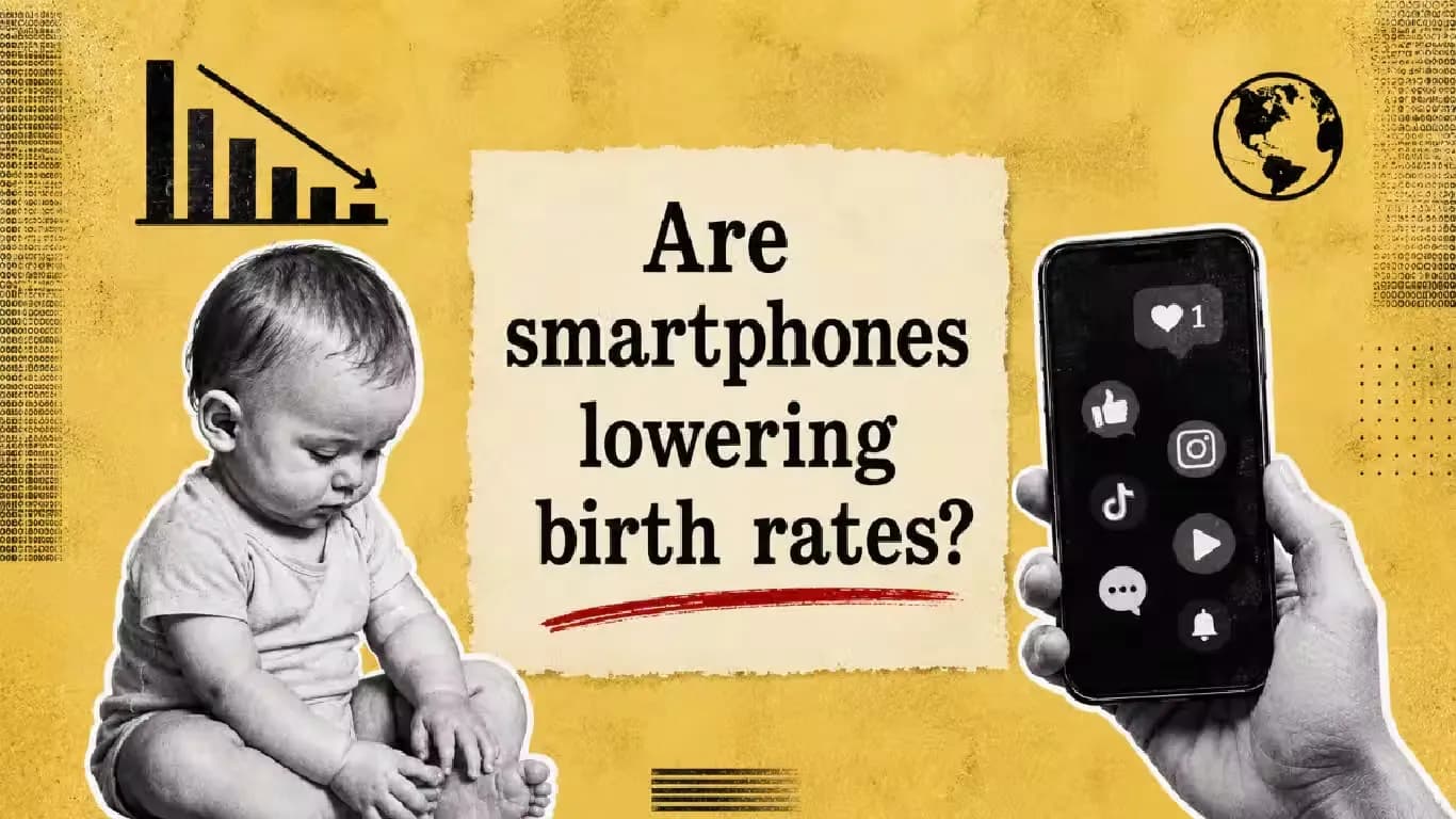 Smartphones Linked to Declining Birth Rates in India and Globally Smartphones Linked to Declining Birth Rates in India and Globally